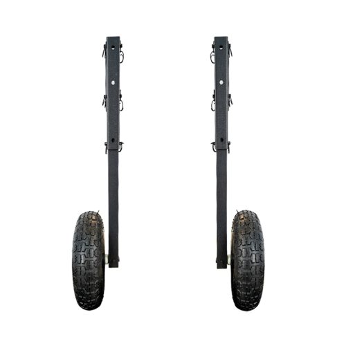 Raptor Strandwielen RVS Zwart overzichtfoto beide wielen