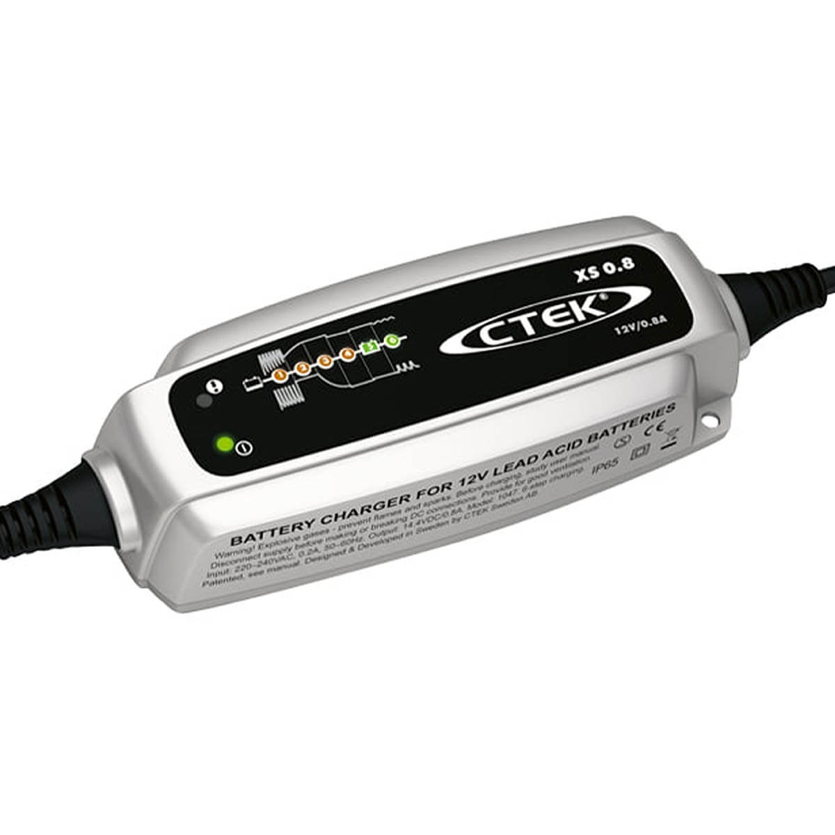 Ctek XS 0.8 Charger 12V 220-240V for Motorcycle Batteries & Smaller Batteries