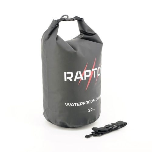 406 0032 100 Raptor Wasserdichter Packsack 20 Liter Schwarz V 02