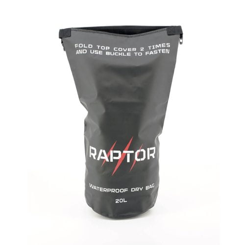 406 0032 100 Raptor vízálló szárazzsák 20 literes fekete V 04