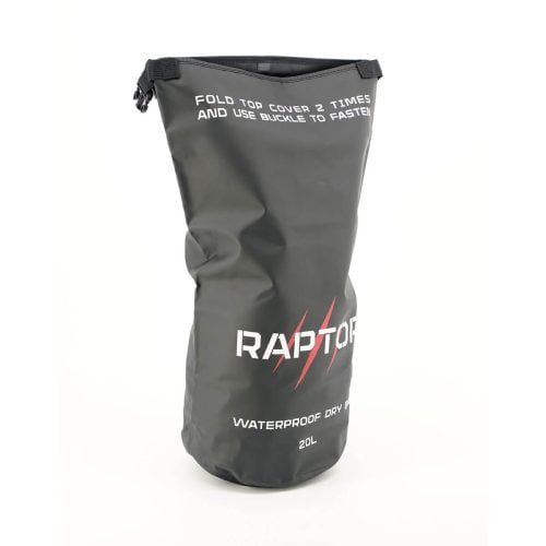 406 0032 100 Raptor vízálló szárazzsák 20 literes fekete V 05