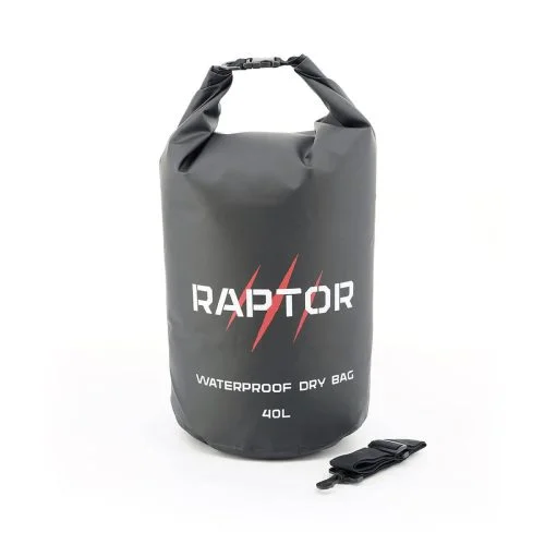 406 0033 100 Raptor Wasserdichter Packsack 40 Liter Schwarz V 01