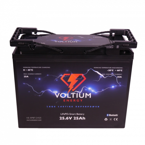 Voltium Energy LiFePO4 Smart battery 256V 25Ah