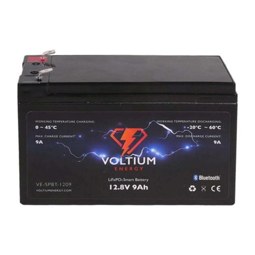 WEB 301 0009 100 Voltium Energy LifePO4 Smart Battery 12V 9Ah V 01