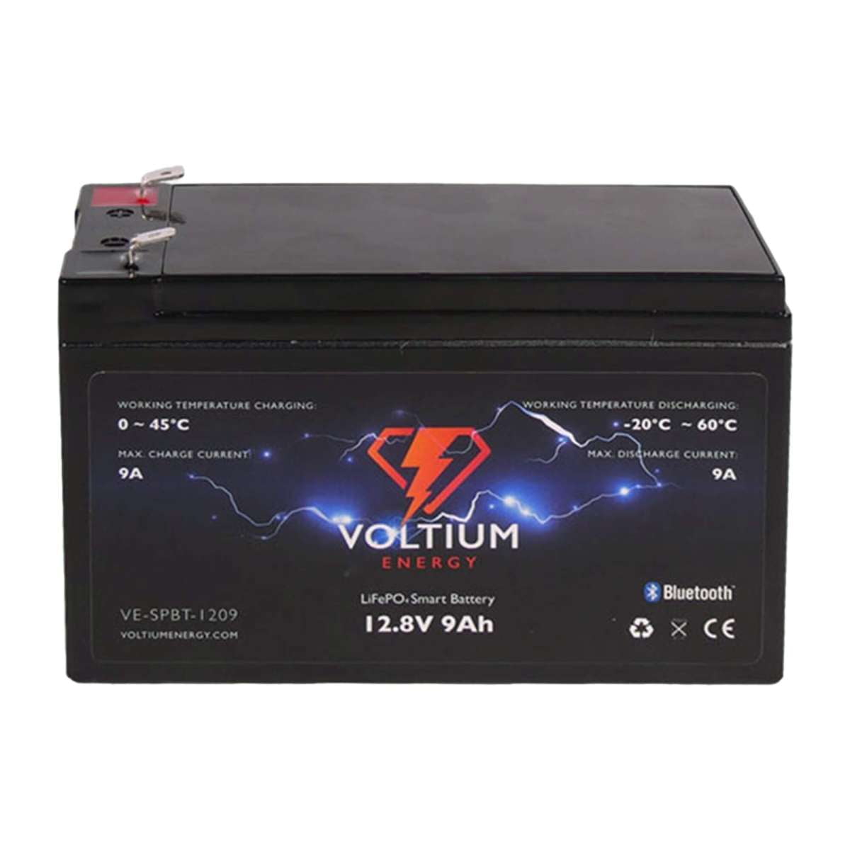 Voltium Energy LifePO4 Smart Battery - 9Ah - Boats