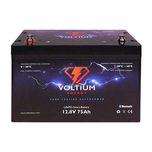 WEB 301 0075 100 Voltium Energy LifePO4 Smart Battery 12V 75Ah V 01
