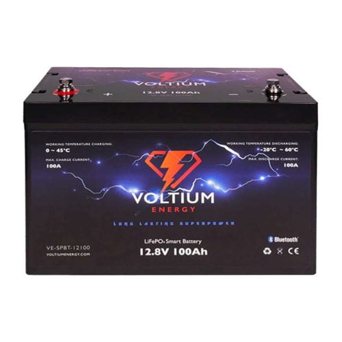 WEB 301 0100 100 Voltium Energy LifePO4 Smart Battery 12V 100Ah V 01