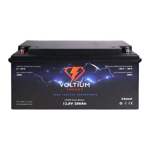 WEB 301 0200 100 Voltium Energy LifePO4 Smart Battery 12V 200Ah V 01