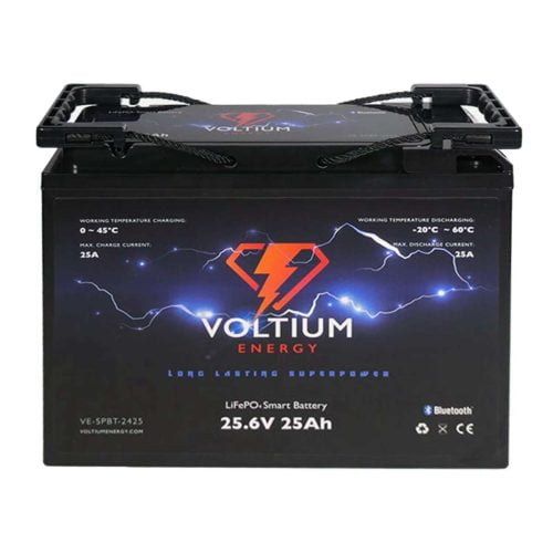 WEB 301 1025 100 Voltium Energy LifePO4 Smart Battery 24V 25Ah V 01