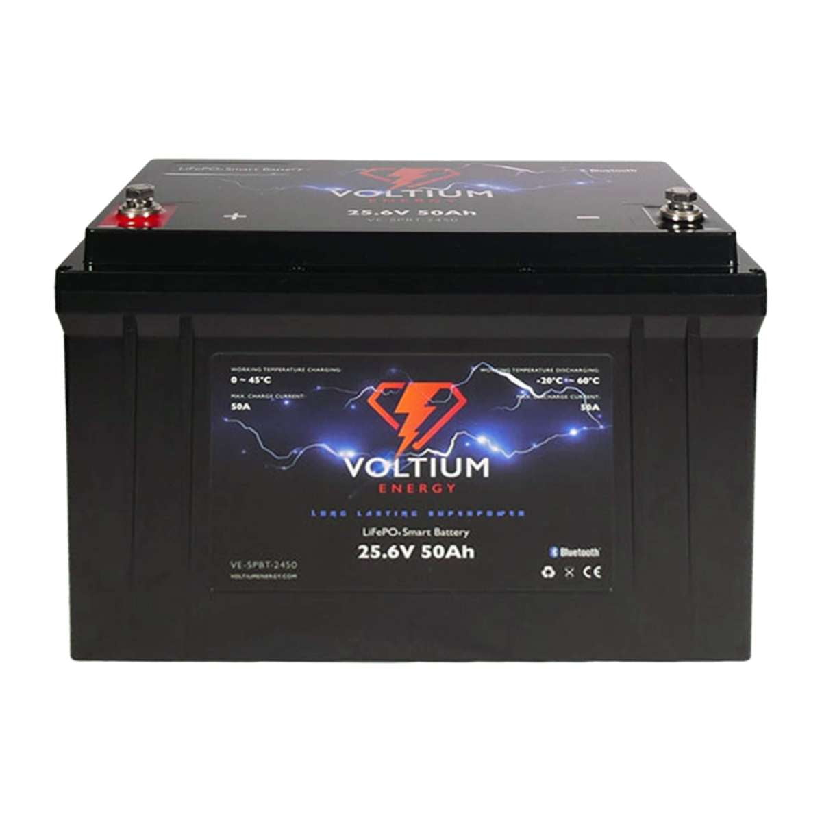 Voltium Energy LifePO4 Smart Battery 25,6V - 50Ah - Raptor Boats