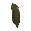 RAP DAM HOO OGP Raptor Hoodie Olijfgroen Roze V 03