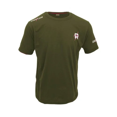 RAP DAM TSH OGP Raptor T Shirt Olive Green Pink V 02