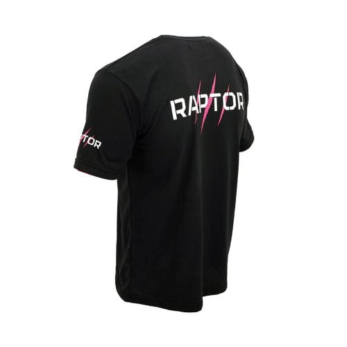 RAP DAM TSH ZWP Camiseta Raptor Negro Rosa V 06