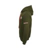 RAP HER HOO OGR Raptor Hoodie Olijfgroen Rood V 07