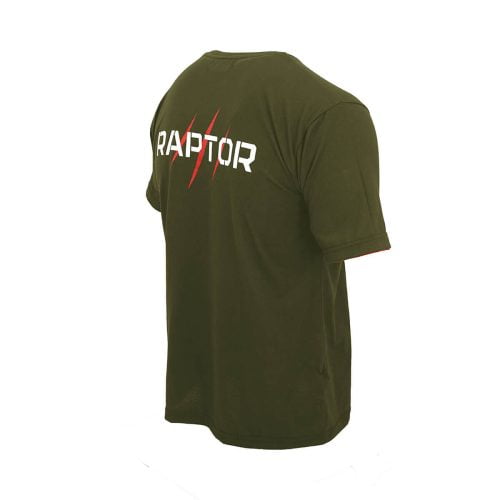 RAP HER TSH OGR Raptor camiseta verde oliva rojo V 04