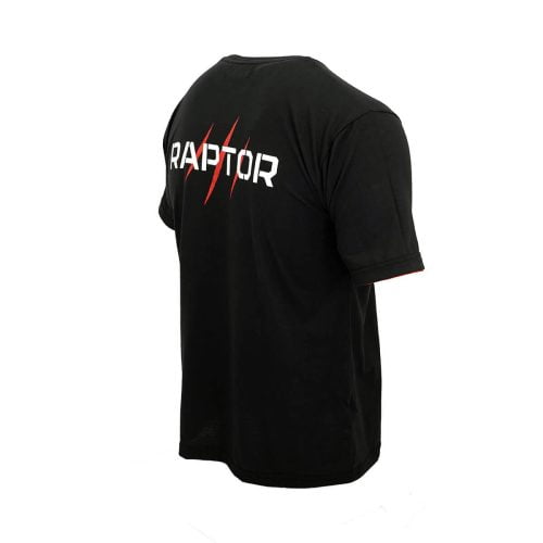 RAP HER TSH ZWR Raptor T Shirt Black Red V 04