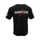 RAP HER TSH ZWR Raptor T shirt Zwart Rood V 05