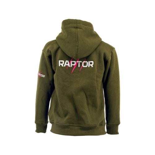 RAP KID HOO OGP Raptor otroški pulover s kapuco olivno zelena roza V 05