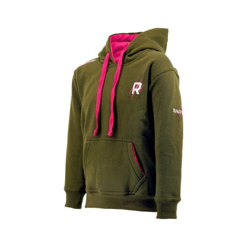 RAP KID HOO OGP Raptor otroški pulover s kapuco olivno zelena roza V 08