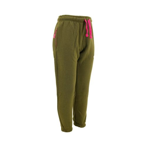 Dziecięce spodnie dresowe RAP KID JOG OGP Raptor Olive Green Pink V 01