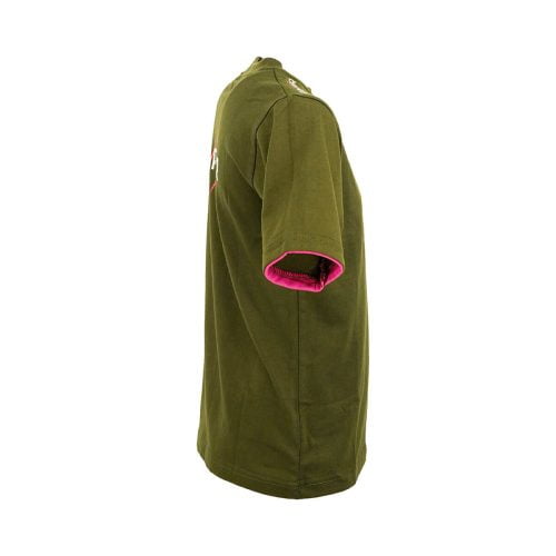RAP KID TSH OGP Raptor otroška majica s kratkimi rokavi Olive Green Pink V 03