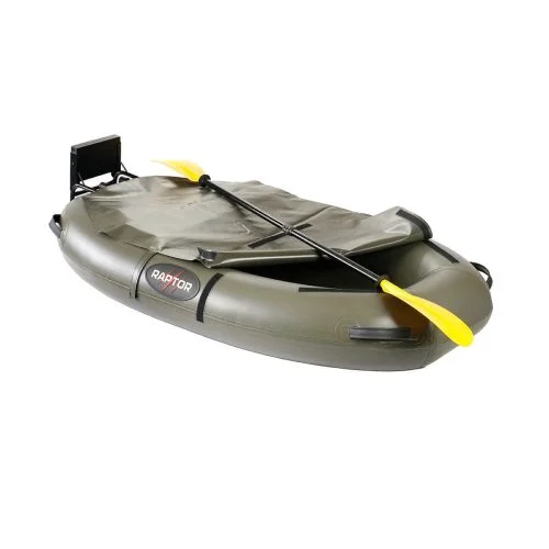 WEB 601 0008 260 Raptor Unhooking Mat Inflatable Oval incl Seat and Paddles XXXL Olive Green V 02