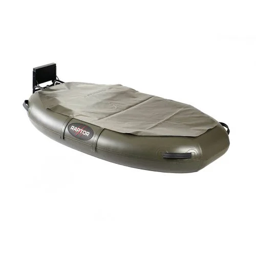 WEB 601 0008 260 Raptor Unhooking Mat Inflatable Oval incl Seat and Paddles XXXL Olive Green V 06