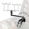 Overzicht foto Raptor Rod Pod Boat Mount bevestigd aan boot
