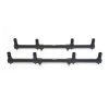 RCG Buzzer Bars Quick Quad voorzijde, aluminium balk voor vier hengels