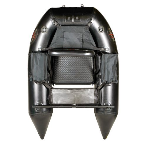 WEB 105 9180 100 Raptor Belly Boat 180 Wide Pointed With Bags Black V 03