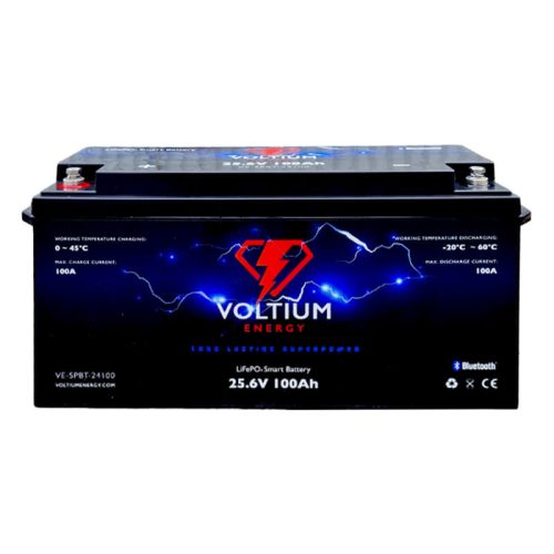 WEB 301 1100 100 Voltium Energy LifePO4 Smart Battery 24V 100Ah V 01