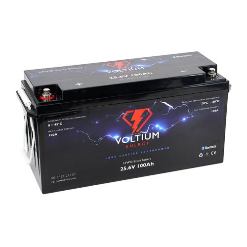 WEB VE SPBT 24100 Voltium Energy LiFePO4 Smart Battery 25V 100Ah V 01