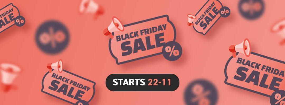 De Black Friday Sale start 22 november!