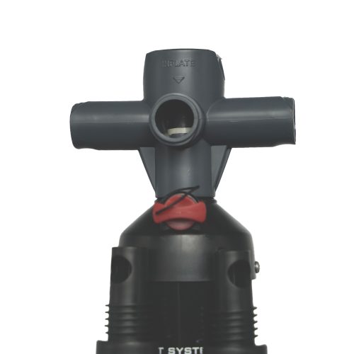 Detail foto slangaansluiting Raptor AirFlow Handpomp 2 BAR