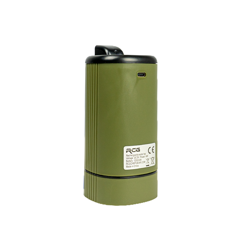RCG Aqua Carrier 5 liter, 12 liter, 25 liter overzicht foto met RCG Rechargeable Water Tap