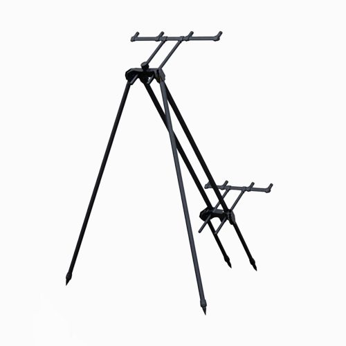 RCG RodPod Venator Quad – verstelbare aluminium rodpod voor vier hengels, inclusief draagtas en lange poten