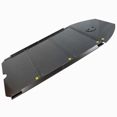 Overzicht van Raptor composiet boot vloer met aluminium toplaag
