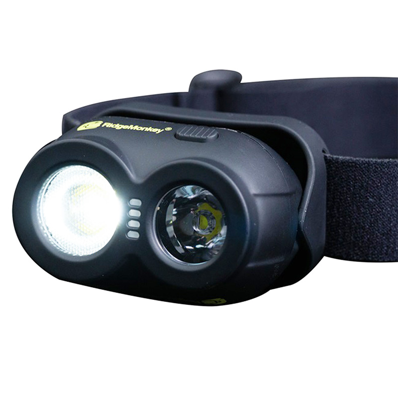RidgeMonkey Headtorch VRH150X detailfoto voorkant