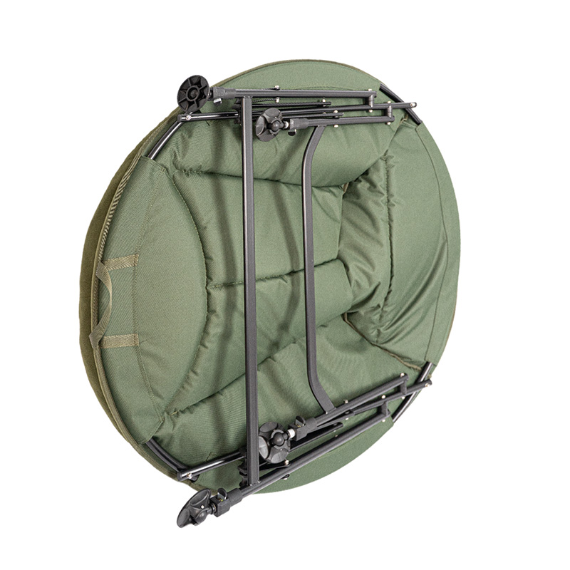 RCG Orbit Chair 1RCG Orbit Chair – comfortabele moon chair met microfleece en verstelbare poten overzicht foto ingeklapt achterkant