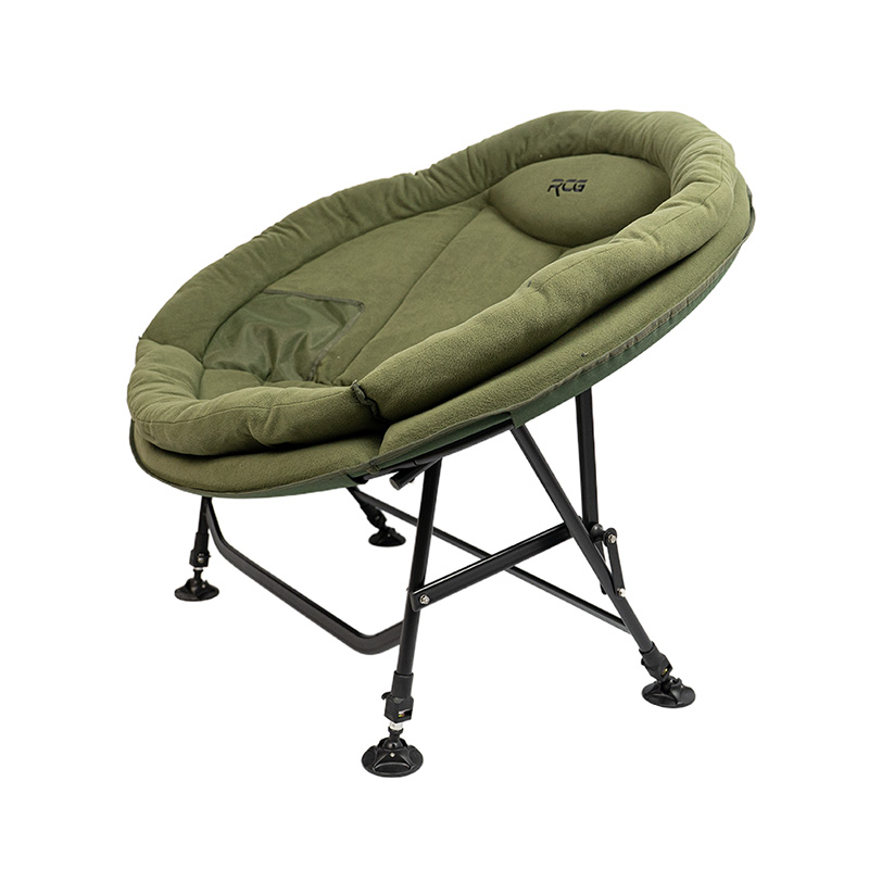 RCG Orbit Chair – comfortabele moon chair met microfleece en verstelbare poten overzicht foto zijkant