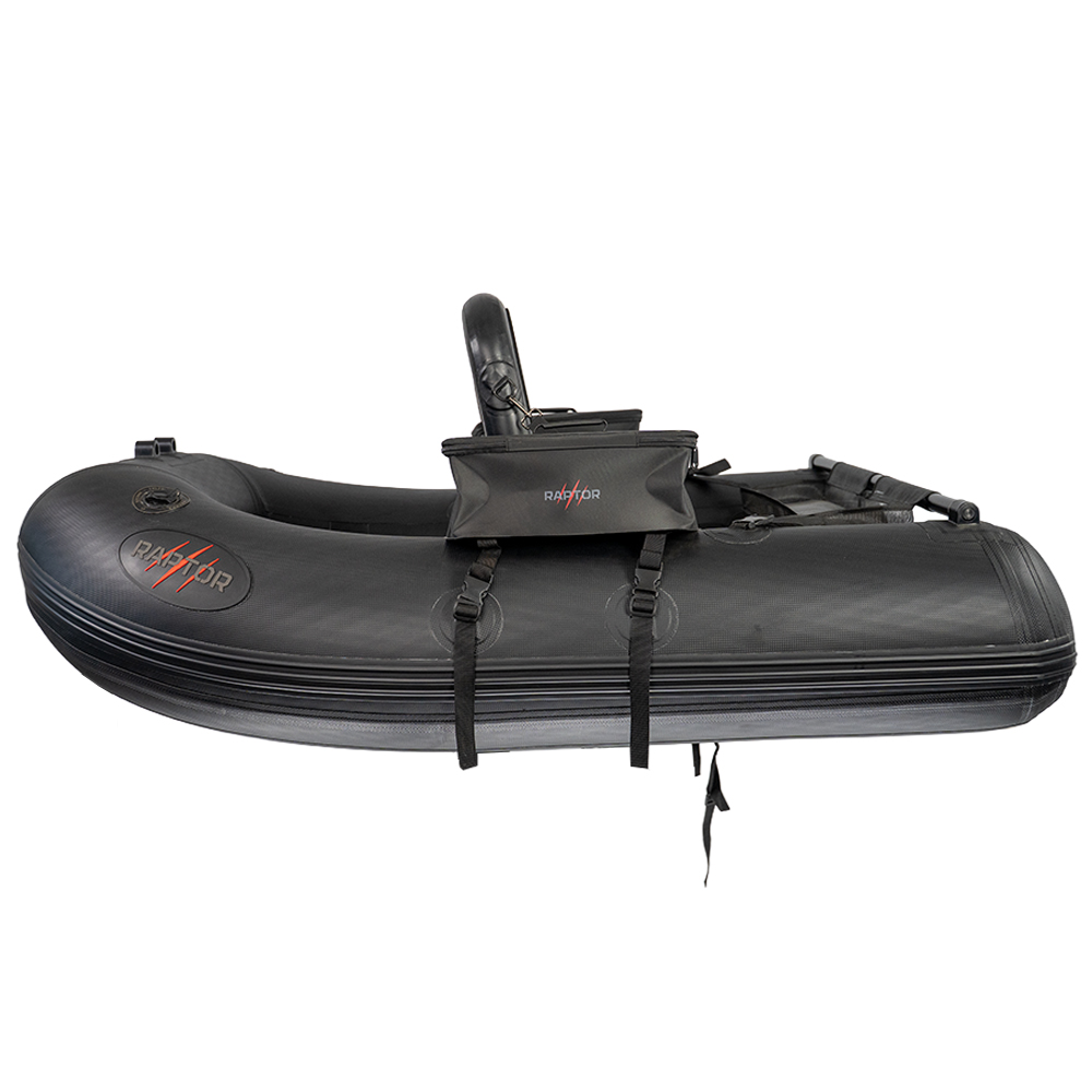 Raptor BellyBoat incl tassen zijaanzicht