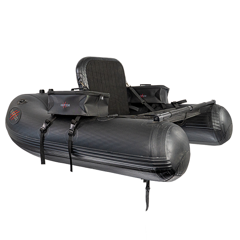 Raptor BellyBoat incl tassen zijaanzicht