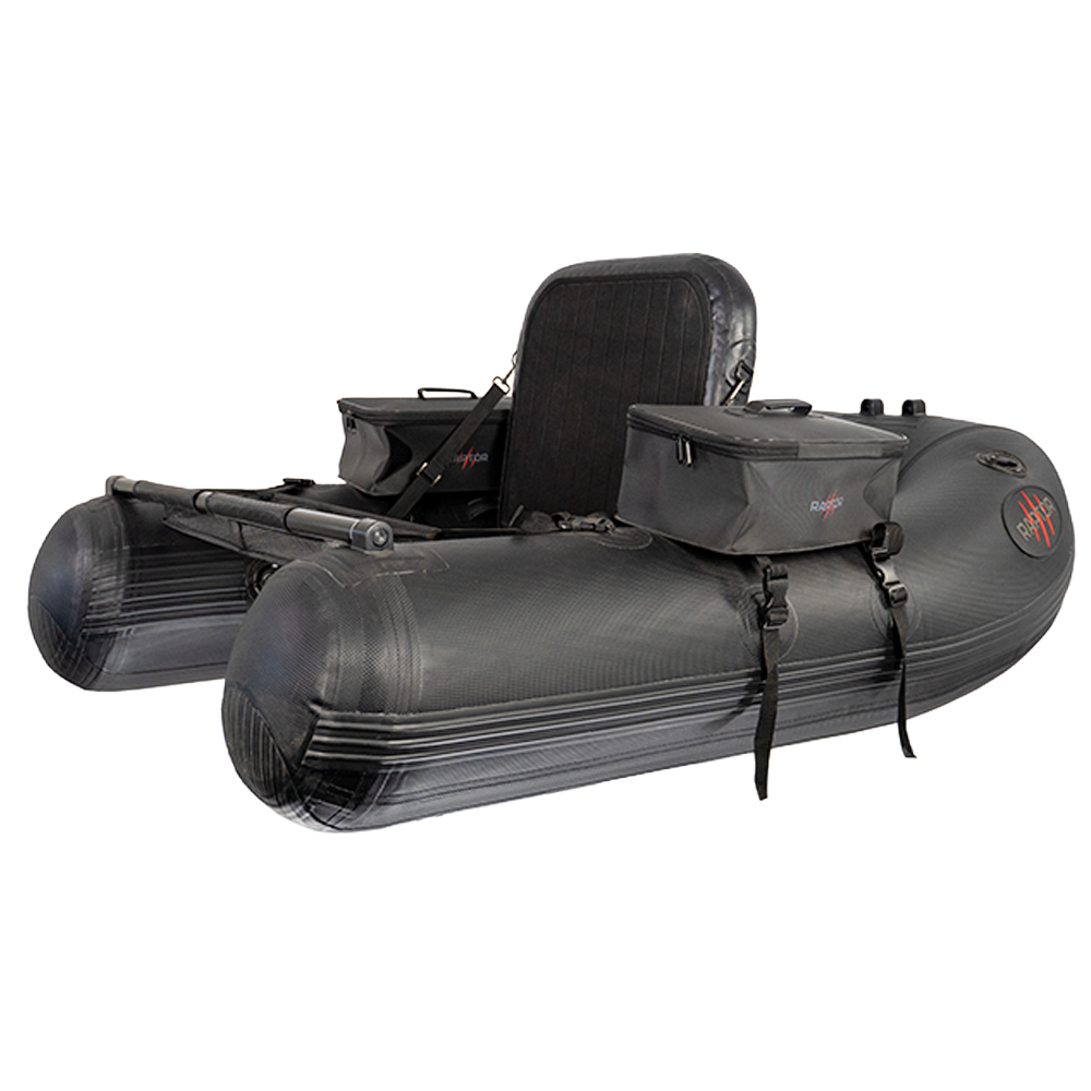 Raptor BellyBoat incl tassen zijaanzicht