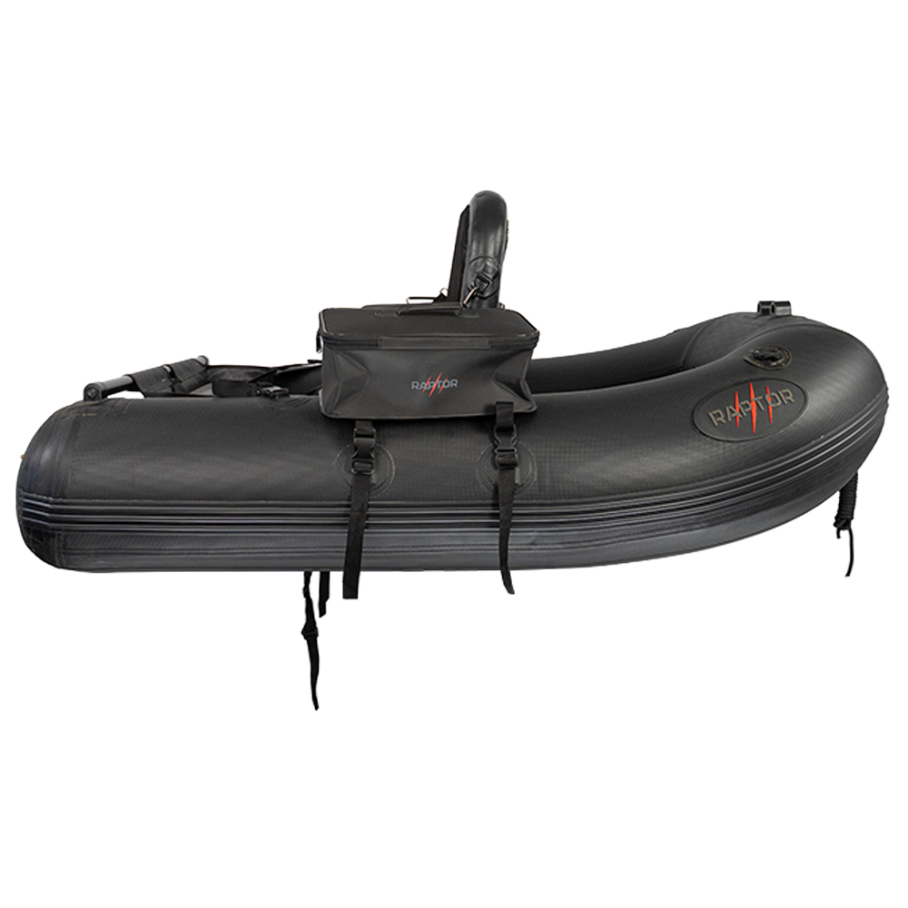 Raptor BellyBoat incl tassen zijaanzicht