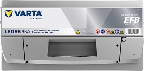 Varta LED95 Professional EFB Dual Purpose accu 12V 95Ah