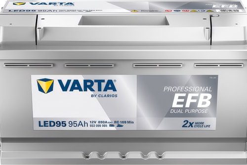 Varta LED95 Professional EFB Dual Purpose accu 12V 95Ah