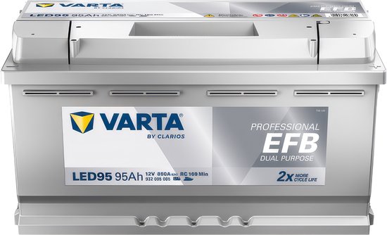 Varta LED95 Professional EFB Dual Purpose accu 12V 95Ah
