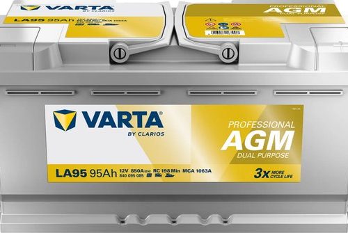 Varta LA95 Professional AGM Dual Purpose accu 12V 95Ah