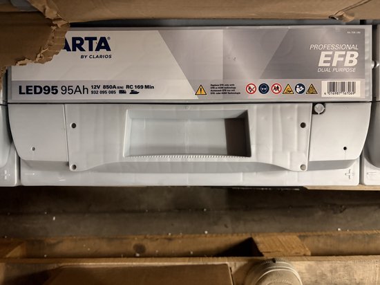 Varta LED95 Professional EFB Dual Purpose accu 12V 95Ah