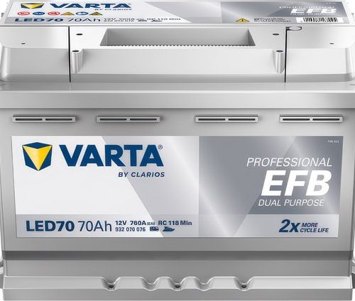 Varta LED70 Professional EFB Dual Purpose accu 12V 70Ah